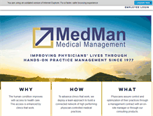 Tablet Screenshot of medman.com